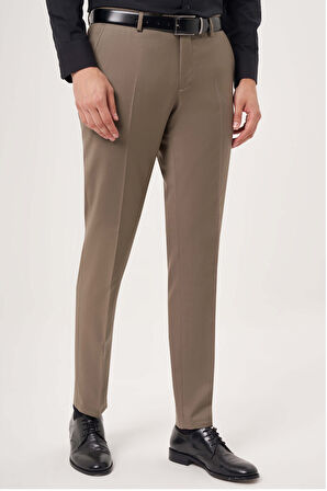 Bisse Bej Dokuma Klasik Erkek Pantolon PPNK23YNOS001_D07