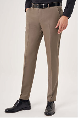 Bisse Bej Dokuma Klasik Erkek Pantolon PPNK23YNOS001_D07