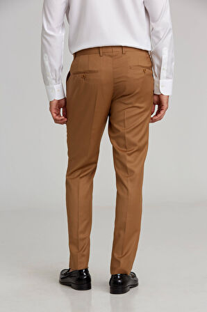 Bisse Oranj Dokuma Klasik Erkek Pantolon PPNK23YNOS001_D22