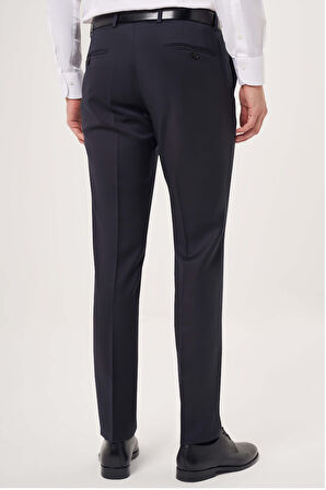 Bisse Lacivert Dokuma Klasik Erkek Pantolon PPNK23YNOS001_D39