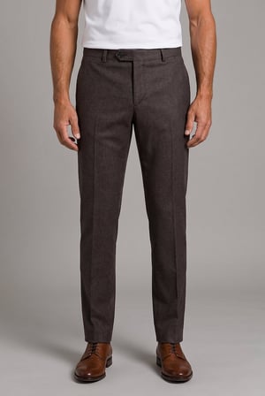 Bisse Vizon Regular Fit Modern Yün Klasik Flanel Pantolon PPNK23K23201_D08