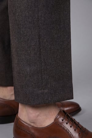 Bisse Vizon Regular Fit Modern Yün Klasik Flanel Pantolon PPNK23K23201_D08