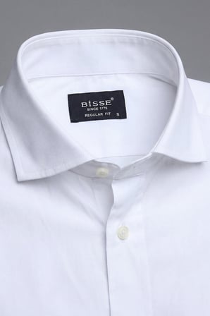 Bisse Regular Fit Kol İçi Apoletli Pamuk Beyaz Erkek Gömlek GM23Y231154_D01