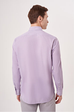 Bisse Regular Fit Paşa Yaka Düğmeli Kırmızı Erkek Gömlek GM23Y231167_D24