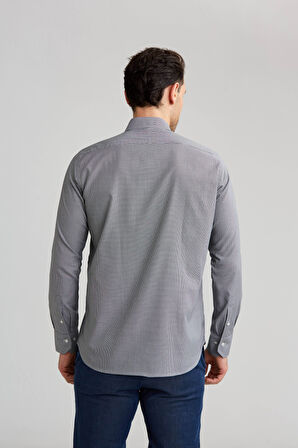 Bisse Regular Fit Siyah Erkek Gömlek GM23K232030_D99