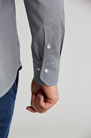 Bisse Regular Fit Siyah Erkek Gömlek GM23K232030_D99