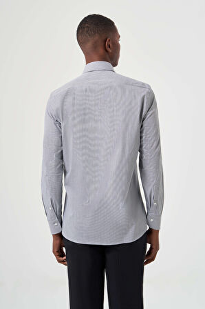 Bisse Regular Fit Siyah Klasik Erkek Gömlek GM23K232013_D99