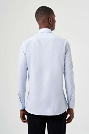 Bisse Regular Fit Mavi Klasik Erkek Gömlek GM23K232023_D35
