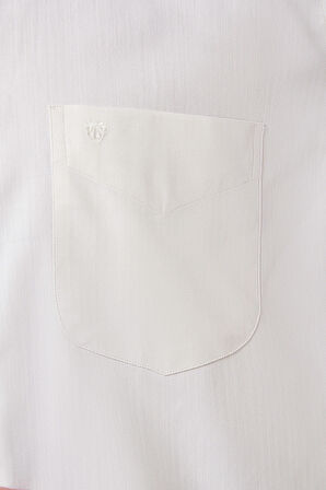 Bisse Regular Fit Ekru Klasik Erkek Gömlek GM23K232047_D03