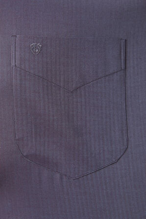 Bisse Regular Fit Füme Klasik Erkek Gömlek GM23K232047_D57