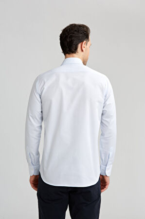 Bisse Regular Fit Açık Mavi Klasik Erkek Gömlek GM23K232053_D33