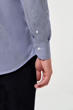 Bisse Regular Fit Lacivert Klasik Erkek Gömlek GM23K232044_D39