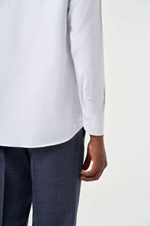 Bisse Regular Fit Açık Gri Klasik Erkek Gömlek GM23K232055_D54
