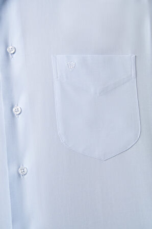 Bisse Regular Fit Açık Mavi Klasik Erkek Gömlek GM23K232033_D33