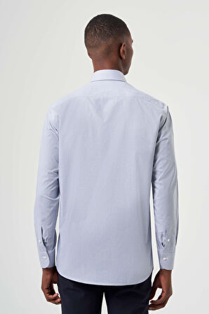 Bisse Regular Fit Mavi Klasik Erkek Gömlek GM23K232045_D35