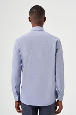 Bisse Regular Fit Lacivert Klasik Erkek Gömlek GM23K232031_D39