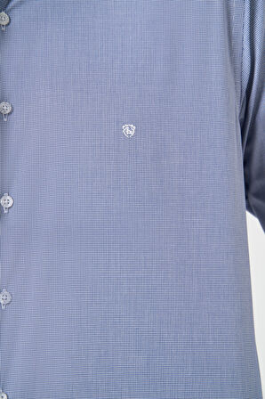 Bisse Regular Fit Lacivert Klasik Erkek Gömlek GM23K232031_D39
