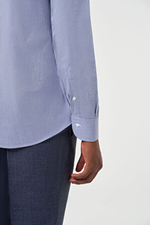 Bisse Regular Fit Lacivert Klasik Erkek Gömlek GM23K232031_D39