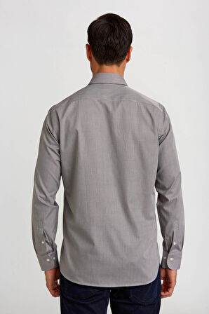 Bisse Regular Fit Kahve Klasik Erkek Gömlek GM23K232025_D11