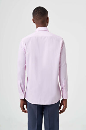 Bisse Regular Fit Pembe İtalyan Yaka Klasik Erkek Gömlek GM23K232025_D29