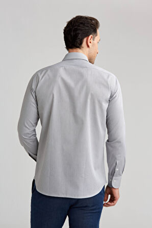 Bisse Regular Fit İtalyan Kumaş Açık Kahve Erkek Gömlek GM23K232039_D10