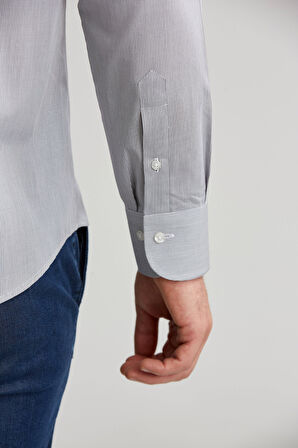 Bisse Regular Fit İtalyan Kumaş Açık Kahve Erkek Gömlek GM23K232039_D10