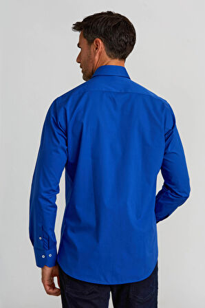 Bisse Regular Fit Sax Klasik Erkek Gömlek GM23K232074_D37