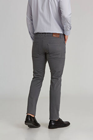 Bisse Regular Fit 5 Cepli Kahve Gabardin Spor Erkek Pantolon PNSGBR122301300_D11
