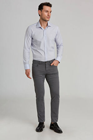Bisse Regular Fit 5 Cepli Kahve Gabardin Spor Erkek Pantolon PNSGBR122301300_D11