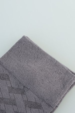 Bisse Erkek Desenli Bambu Uzun Çorap Gri CRP23K100007_D55