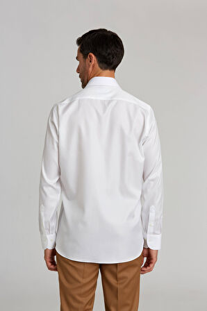 Bisse Platinium Regular Fit Beyaz Erkek Gömlek PLTG003_D01