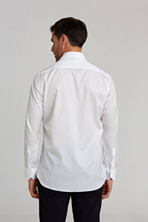 Bisse Platinium Regular Fit Beyaz Erkek Gömlek PLTG006_D01