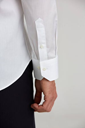 Bisse Platinium Regular Fit Beyaz Erkek Gömlek PLTG006_D01