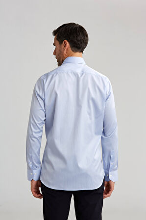Bisse Platinium Regular Fit Mavi Erkek Gömlek PLTG006_D35