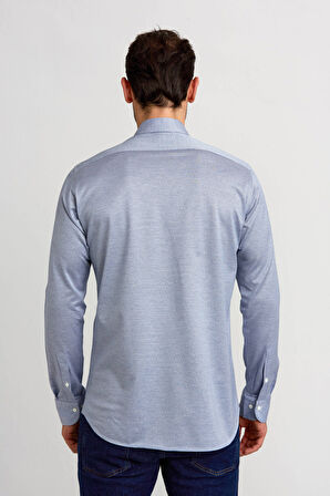 Bisse Platinium Regular Fit Mavi Erkek Gömlek PLTG017_D39
