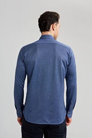 Bisse Platinium Regular Fit Lacivert Erkek Gömlek PLTG016_D39