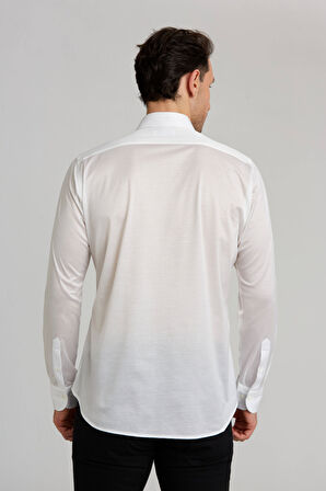 Bisse Platinium Regular Fit Lacivert Beyaz Gömlek PLTG014_D01