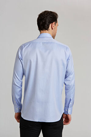 Bisse Platinium Regular Fit Koyu Mavi Erkek Gömlek PLTG003_D36