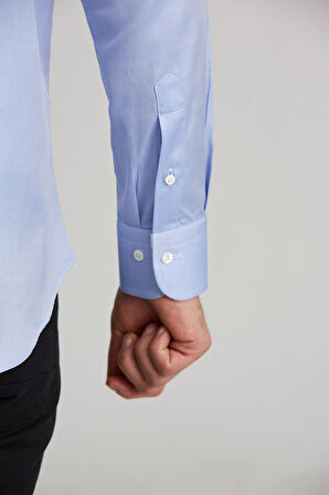 Bisse Platinium Regular Fit Koyu Mavi Erkek Gömlek PLTG003_D36