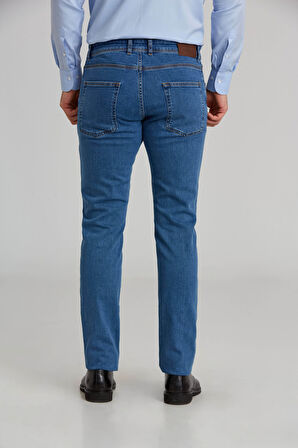 Bisse 5 Cepli Lacivert Denim Erkek Pantolon PNJ24Y24106_D39
