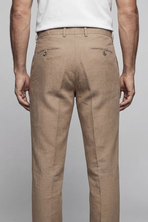 Bisse Vizon Keten Viskon Karışımlı 5 Cepli Spor Erkek Pantolon PNS24Y24105_D08