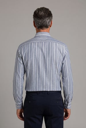 Bisse Gri Regular Fit Pamuk Cepli Spor Yaka Gömlek GMCZG3SP224005_D55