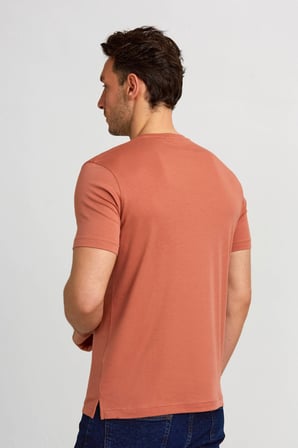 Bisse Erkek O Yaka T-Shirt Yeşil Kıremıt TS24Y24104_D26