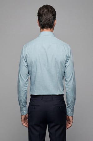 Bisse Erkek Regular Fit Pamuk Cepsiz Yeşil Gömlek GMKLS1BI224003_D47