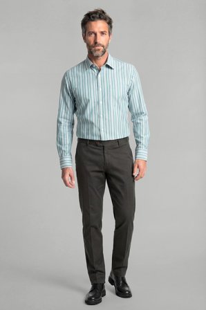 Bisse Regular Fit Spor Yaka Pamuk Mint Erkek Gömlek GMCZG3SP224005_C50
