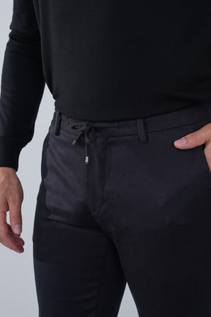 Bisse Antrasit Pamuk Doğal Lastikli Jagger Spor Pantolon PNS24K24002_D58