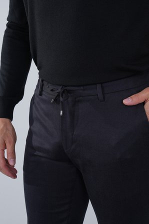 Bisse Antrasit Pamuk Doğal Lastikli Jagger Spor Pantolon PNS24K24002_D58