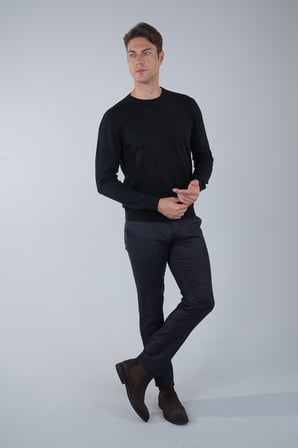 Bisse Antrasit Pamuk Doğal Lastikli Jagger Spor Pantolon PNS24K24002_D58