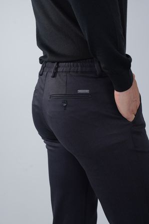 Bisse Antrasit Pamuk Doğal Lastikli Jagger Spor Pantolon PNS24K24002_D58