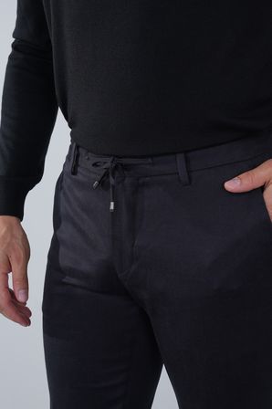 Bisse Antrasit Pamuk Doğal Lastikli Jagger Spor Pantolon PNS24K24002_D58
